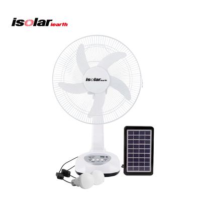 China Wholesale Hotel Support Customized 14 Inch Fan Popular Solar Rechargeable Floor Fan Charging Fan for sale