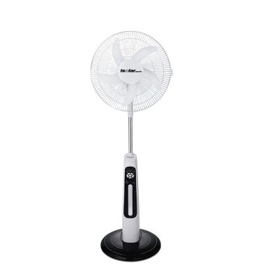 China Hot Selling Hotel Waist Relief Floor Stand Home Adjustable Solar Electric Pedestal Fan Stand Solar Fan for sale