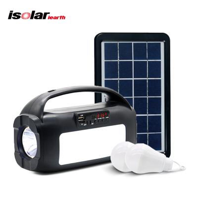 China Solar Speaker Light Home Wireless Radio With Usbrad 3w Fm Radio Portable Solar Speaker Lamp Lighting Radio System Kit for sale