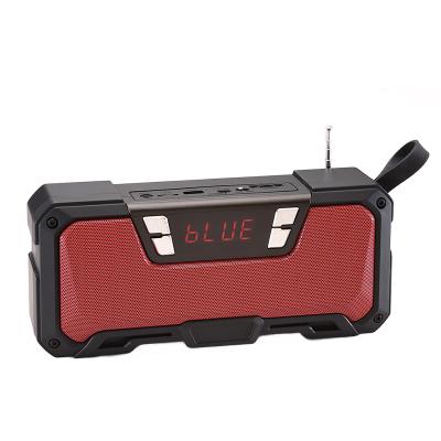 China No High Quality Sound Player Solar Power Woofer Panel Portable Fm Radio BT Audio Speaker for sale