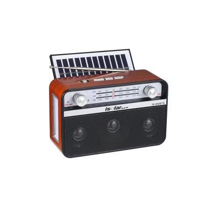 China Mini New Design Battery Solar Band fm AM Radio Switch Mini Home Radio USB BT Audio Speaker With Led Light for sale