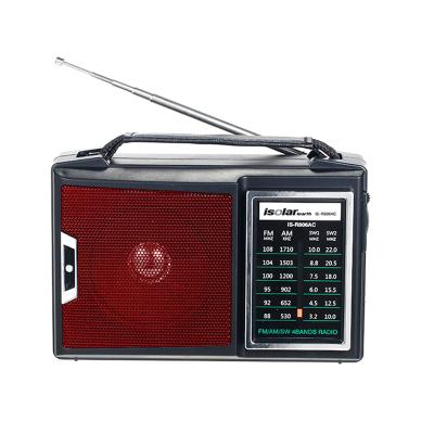 China Mini New Model IS-R808AC Small Size FM Radio with Portable Radio Aux. USB FM AM with music player and LED light for sale