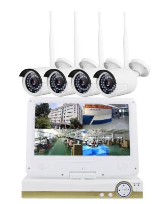 China IP cameras 4ch lcd camera kit 2.0Mp wireless nvr AI-699HE-(NB-4)-P for sale