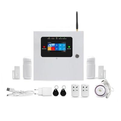 China Multi Language Voice Personal SMS Alarm Fireproof Wireless Home Security System for sale