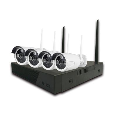 China 3MP NIGHT VISION cctv system wifi security camera kit 4ch with face recognition for sale