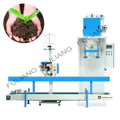 China High Quality 5kg 10kg 25kg 50kg Food Weighing Soil Organic Fertilizer Packing Machine for sale