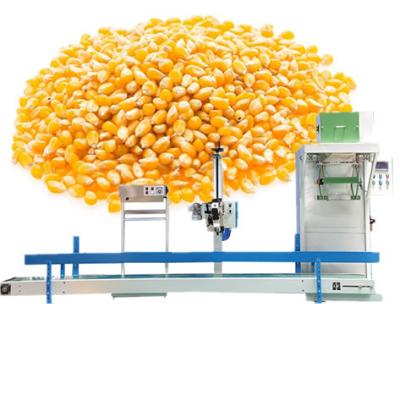 China Semi Automatic Food 10kg 25kg Beans Granule Filling Machine Rice Packing Machine for sale