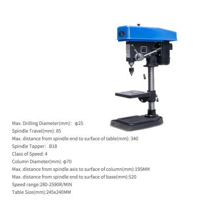 China Factory Price CNC Benchtop Drilling Rig 25MM Automatic Desktop Electric Drilling Rig for sale