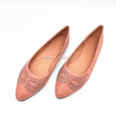 China Slip-on shoes machine deep color comfortable casual shoes 2018 women ladies flat shoes for sale