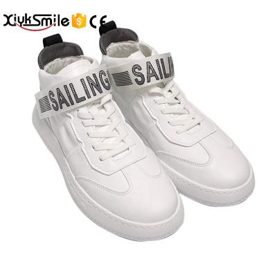 China Fashion Trend Mens High Top White Skateboard Shoes Cool Street Trend Casual Shoes for sale