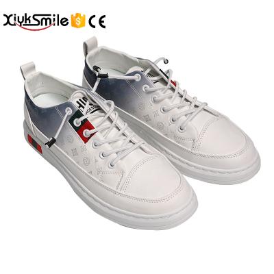 China Fashion Trend Classic White Skate Shoes Trend Printing Mens Casual Shoes for sale