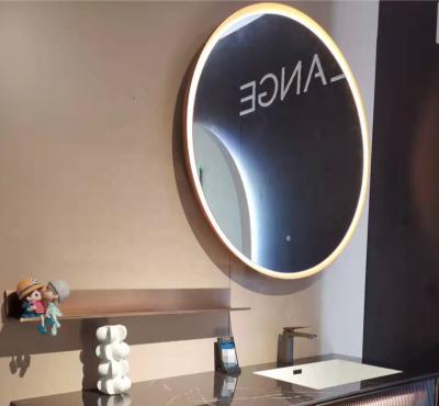 China OEM/ODM 1100mm Bright High End Round LED Mirror Light With Aluminum Frame For Hotel Villa Bathroom for sale