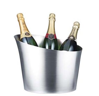 China Fashion Home Wine Stainless Steel Champagne Beer Ice Bucket For Stainless Steel Classic Bar for sale