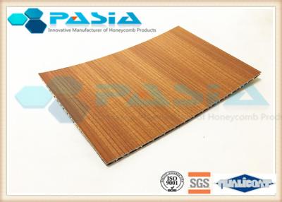 China Los paneles de imitación de madera del panal de Hexcel, los paneles de madera ligeros a prueba de choques en venta