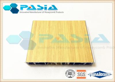 China Los paneles de pared de aluminio del panal con la resistencia ácida de la chapa de bambú del modelo en venta