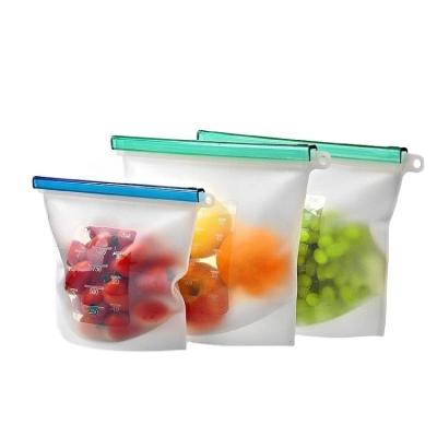 China 1000ml Viable Commodity Sandwich Amazon Reusable Silicone Food Storage Bag With Collapsible Sealing Portable Leakproof for sale