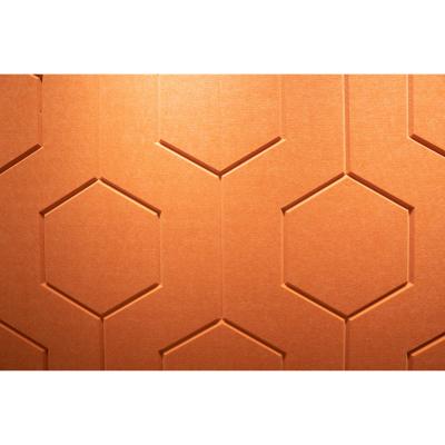 China Industrial Eco Friendly Soundproof Polyester Fiber Cut Out Acoustic Panels for sale