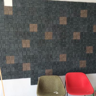 China Industrial 3D Panel Polyester 3D Cube Panel Acoustic Panel for sale