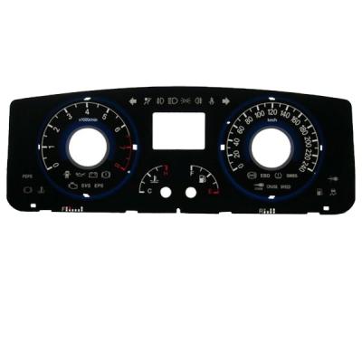 China Good Lightweight Transmisson Screen Printing PC Customer Truck Dashboards 2D Dial for sale