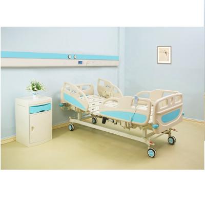 China Comfortable HB-E5(c) professional high technologcial manufacture cheap price 5 functions electric medical hospital beds for sale