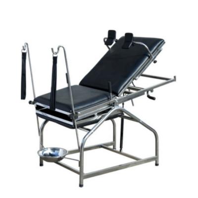 China China Supplier HSDT-2 Durable High Quality Medical Manual Delivery Bed Hospital Using for sale