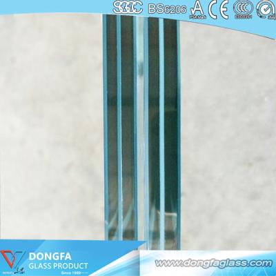 China 6+6 clear SGP laminated glass balustrade with SGCC certifacation made in China for sale