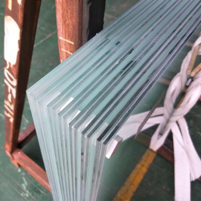 China High quality safety building glass Balcony Balustrade Raling Frosted Milk White PVB Film Laminated Glass 10.38mm price for sale