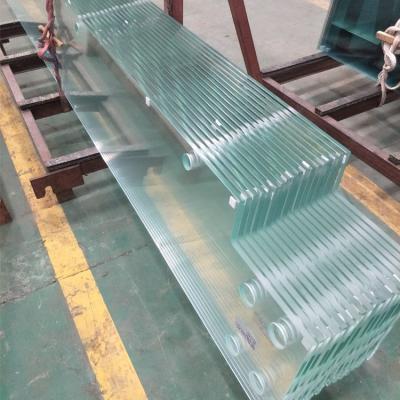 China Jumbo Size Low Iron starfire ultra clear Tempered Safety Glass for commercial building Exterior walls for sale