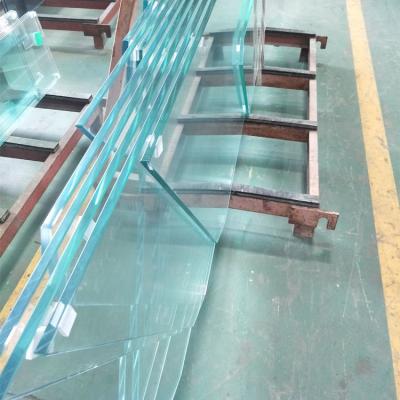 China Custom 12mm starfire Ultra Clear Tempered Safety glass price m2 for Commercial Glass Railing systems for sale