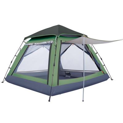 China Tube Type Tent Stake Lightweight Outdoor Large Family Waterproof Folding Military Beach Easy Set Up Automatic Camping Folding House Tents for sale