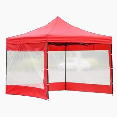 China ZB-0035 UV-Resistant Folding Tent Canopy Metal Noise Up Tent Folding Canopy Shelter Custom Logo Printed Canopy Tent With Side Walls for sale