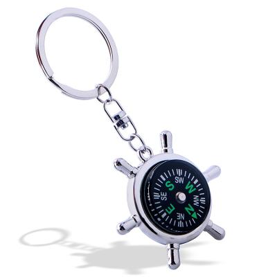 China Portable Survival Tools CS-368 Travel Key Chain Memorial Compass Key Chain Personalized Compass Key Chain for sale