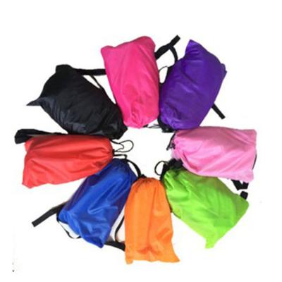 China Envelope Type Outdoor Sports Fast Inflatable Air Lounge Sofa Bed, Portable Beach Bag Air Bed Lazy Sleeping Bag for sale