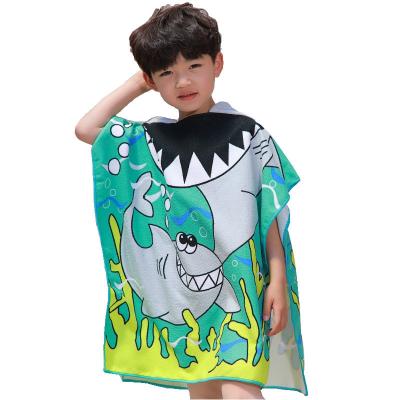 China SU-125 BathTowel Summer QUICK DRY Kids Beach Towel Robe Quick Dry Beach Towel for sale