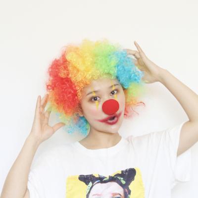 China RTSZO-017 Pet Fashion Holiday Show Fluffy Funny Clown Wig for sale