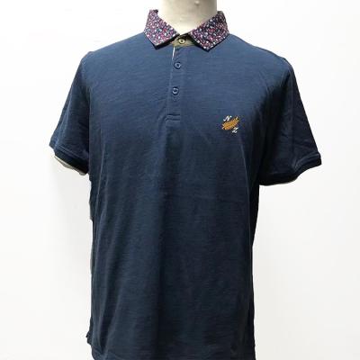 China High End 100% Cotton Embroidered Logo Men's Anti-Wrinkle Custom Wool Polo Shirt for sale