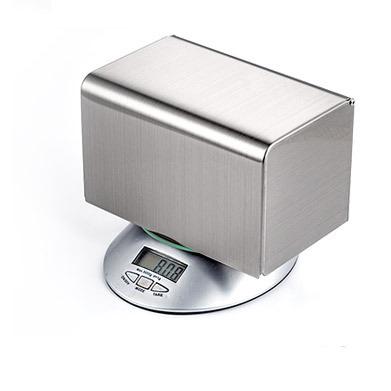 China Durable Modern Style K22 Stainless Steel Punch Mounted Tissue Box SS304 Extra Thick Square Tissue Box for sale