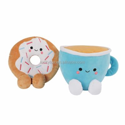 China Custom Cute Plush Toy Gifts For Kids Soft Toys Stuffed Food Decoration Factory Direct Sale Milk Cookie Plush Toy for sale