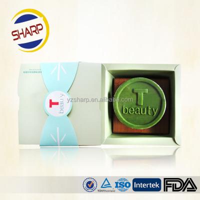 China Chinese Personalized Bath and Beauty Basic Cleansing Bar Soap in White Box Packing for sale