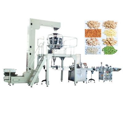 China Automatic 14 Head Beverage Food Snacks Multihead Combination Weigher Packing Machine Price for sale