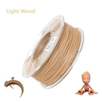 China FDM 3D Printer China Factory Rohs Certificated Pla Wood Plastic Filament For 3D Printing for sale