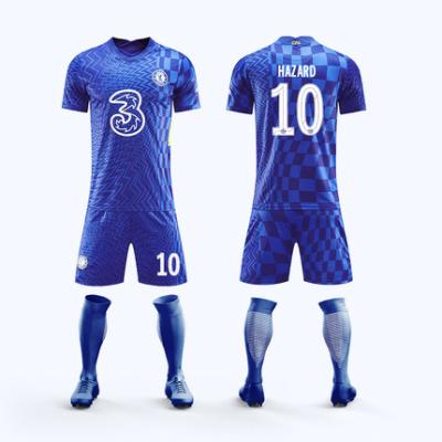 China Shirts & Tops Best Quality In The World Chelsey European Cup Soccer Jersey Football Shorts Soccer Jersey for sale