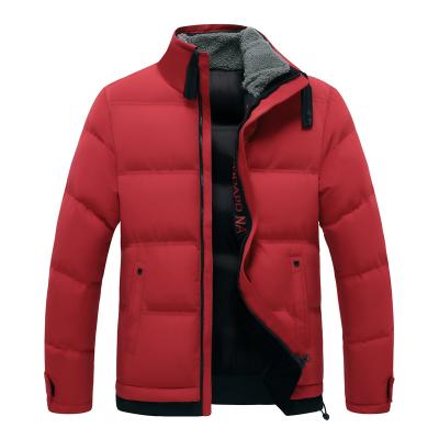 China Free shipping hot sale waterproof jacket for men fashion and custom logo white duck down jacket men jacket for sale