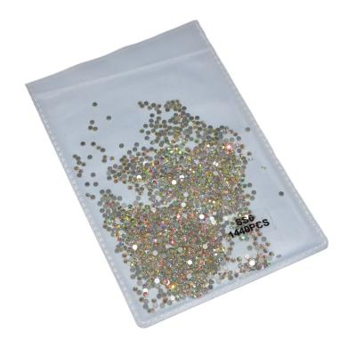 China Factory Direct Sale Charming Muliti-size Flatback Crystal Nail Glass Rhinestones Eco-friendly Nail Art Decorations for sale