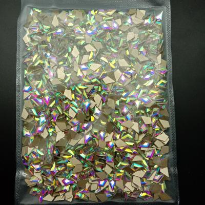 China Hot Sale 1440pcs/pack Arrow 4*6mm/5*8mm Nail Art Rhinestones 3D Flatback Stones For Nail Decoration for sale