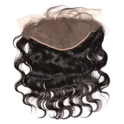 China Swiss Lace Hair Factory Direct Sellers 100% Lace Frontal 13x4 13x6 360 Lace Frontal Hair Band for sale