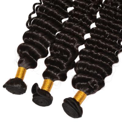 China Good Quality 100% Natural Hair Bundles Body Wave Deep Wave Virgin Hair Weave for sale