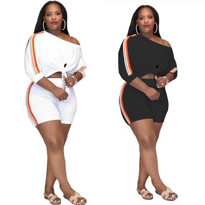 China Newest Design QUICK DRY Fashion Women Round Collar 5X Round Casual Suit Big Plus Size 2 Pieces Women Two Piece Dress Pants Set for sale