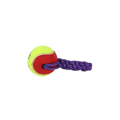 China Sustainable High Quality Factory Outlet Cotton Rope Tennis Chewing Teeth Dog Toy for sale