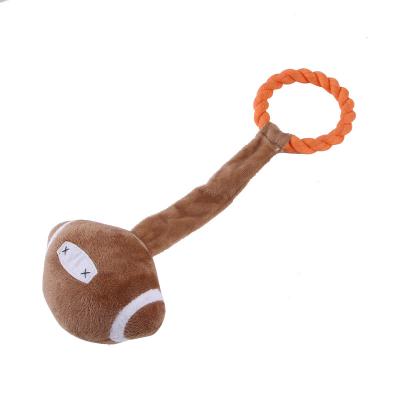 China Cotton Viable Soft Toy Dog Plush Cord Pet Stain Makers Molar Dog Toy for sale